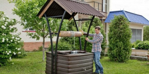 Stavba střechy a domu pro studnu svépomocí krok za krokem