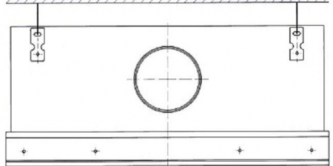 Stropní difuzor: instalační prvky