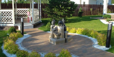 Aplikace malých architektonických forem v krajinném designu