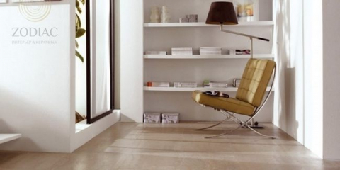 Použití různých textur porcelánové kameniny