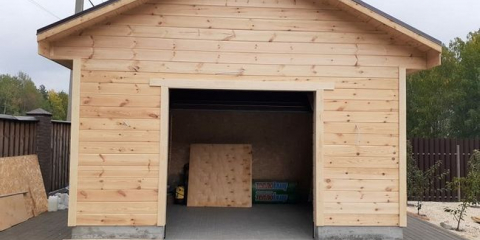 Projekt dřevěné garáže svépomocí