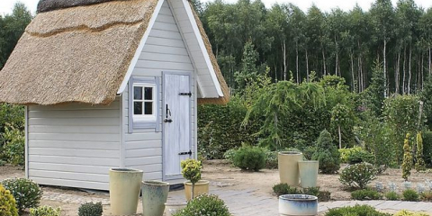 Projekt udělej si sám hozblok na chatě: kresby a rozvržení