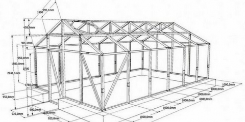 Projekt dřevěného skleníku udělej si sám