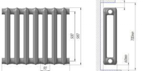 Výpočet počtu sekcí topných radiátorů
