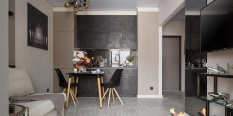 Rekonstrukce bytu ve stylu bauhaus. Společnost babich