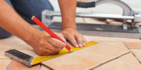 Řezací dlaždice z porcelánových kamenin doma