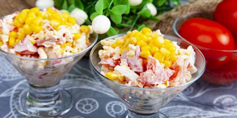 Salát dámský caprice s kuřecím masem: 8 klasických receptů