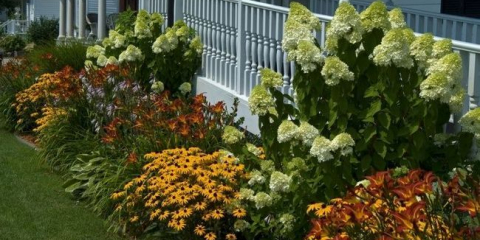 Schémata květinových záhonů a květinových záhonů v zemi