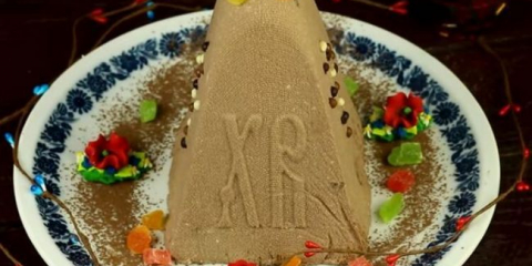 Čokoládový tvaroh velikonoce bez pečení - jednoduchý recept