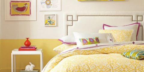 Teplý okr, šťavnatý citron a citrín: 100+ nápadů na interiérový design ložnice ve žlutých tónech