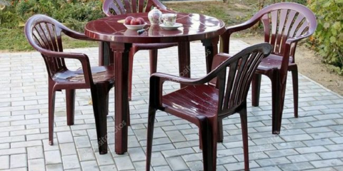 Typy plastového nábytku pro dávání