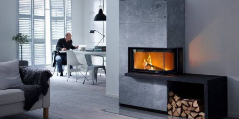 Vybíráme a montujeme litinové topeniště pro krb se sklem: podrobný návod