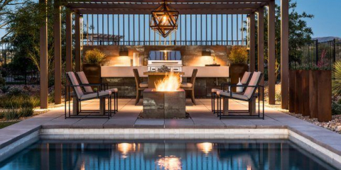 Grilová oblast v chatě: nejlepší fotky z projektů 2018 a nápady to dělají sami