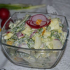 Ředkvový salát s vejci, okurkou a zelenou cibulkou