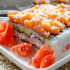 Sushi salát s vrstvami červené ryby: 5 lahodných receptů