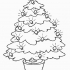 Vánoční strom šablony pro řezání